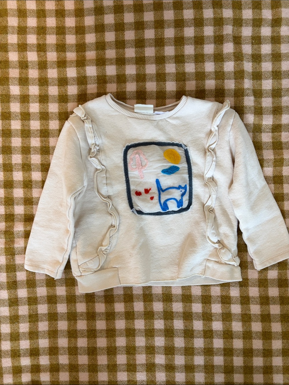 Zara Embroidered Sweatshirt